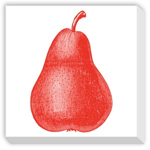 キャンバスアート Mini Panel Pear Red