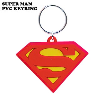 ラバーキーチェーン  スーパーマン ロゴ