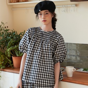 Button Shirt/Blouse Checkered 2-colors