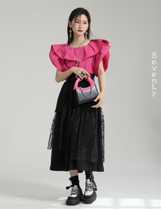 韓国ファッション  ゆったりする シャツブラウス「2023新作」