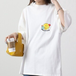 T-shirt Large Silhouette Embroidered