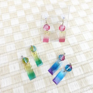 Pierced Earrings Resin Post
