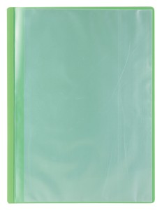 Office Item Clear Book 10-Pocket Green