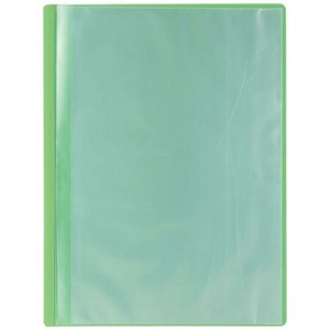 Office Item Clear Book 10-Pocket Green
