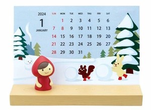 预购 日历/月历 套组/套装 2024年 小红帽 吉祥物