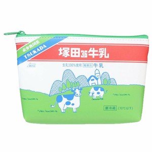 【コスメポーチ】地元パン 船型ポーチ 塚田3.6牛乳