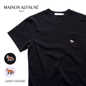 メゾンキツネ【MAISON KITSUNE】ベイビー フォックス パッチ ポケット Tシャツ メンズ レディース