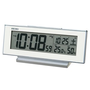 新品 セイコークロック 電波目覚まし時計 SQ324W