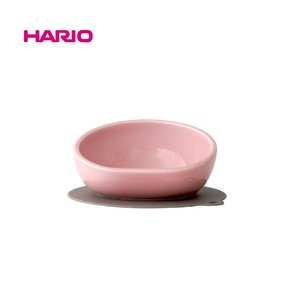 「HARIO公式アウトレット品」小型犬専用フードボウル　チビプレ　ペールピンク　PTS-CB-PPR（ハリオ）