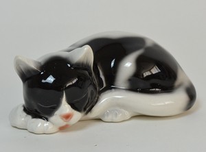 动物摆饰 陶器 动物 猫