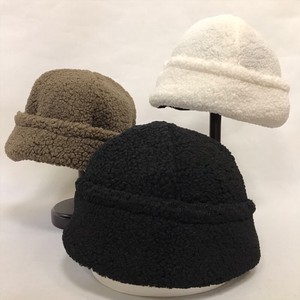 【秋冬帽子】秋冬婦人帽子　トーク帽　プードルボア　レディース帽子