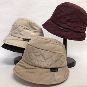【秋冬帽子】秋冬婦人帽子　クロッシェ　キルト　レディース帽子