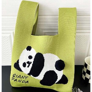 Tote Bag Animals Mini-tote Compact Panda 3-colors