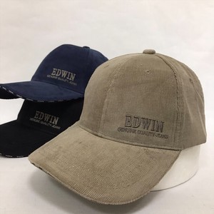 【秋冬帽子】秋冬紳士帽子　EDWIN　CAP細コール
