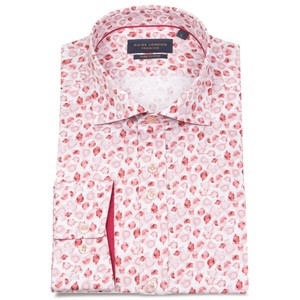 Button Shirt Pink Pudding Stretch Cotton