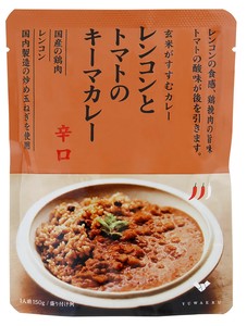 レンコンとトマトのキーマカレー　辛口