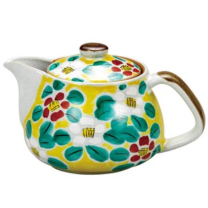 Kutani ware Japanese Teapot Flower Pattern