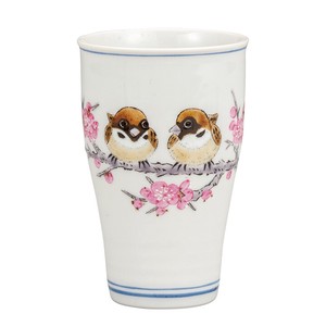 Kutani ware Cup/Tumbler Sparrow