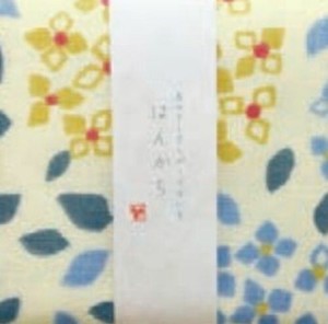 日本製 made in japan 泉州さらさらガーゼ ハンカチ紫陽花 TGH-461
