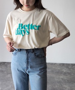Better days発泡PTTシャツ（韓国セレクション）【easy as nap】