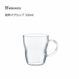 耐熱 マグカップ 330ml クリア  東洋佐々木ガラス TH-401-JAN ホウケイサンガラス
