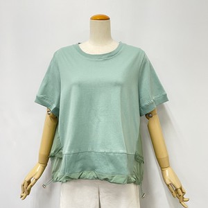 T-shirt Pullover Tulle Ladies Switching Spring/Summer