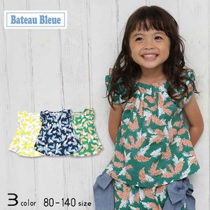 Kids' Short Sleeve T-shirt Tunic Floral Pattern