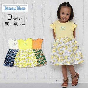 Kids' Casual Dress Floral Pattern One-piece Dress Switching