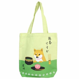 【トートバッグ】まっちゃですか A4トート グリーン
