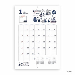 【新日本カレンダー】カレンダー 2024 eric