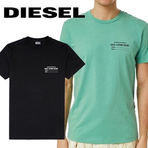 DIESEL メンズ 半袖 BLACK/GREEN ディーゼル