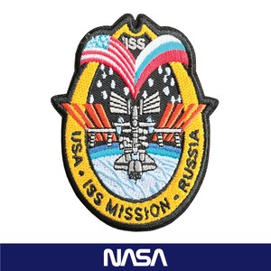 WAPPEN【NASA-ISS】ワッペン リメイク アメリカン雑貨