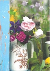 Postcard Nostalgic Flowers