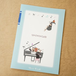 ノートA5　UNEVEN CATS 　music