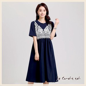 Casual Dress Switching Cut-and-sew NEW