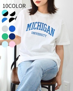 T-shirt Short-Sleeve College Logo New Color