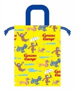 Small Bag/Wallet Curious George Water-Repellent