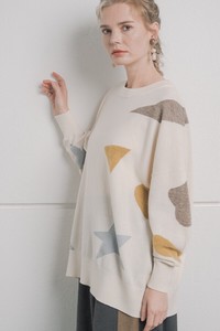 Sweater/Knitwear Pullover Crew Neck Star Intarsia Autumn/Winter 2023