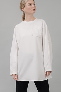 T-shirt Pullover Tunic Pocket Brushed Lining Autumn/Winter 2023