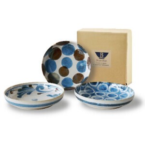 Mino ware Main Plate Trio Made in Japan