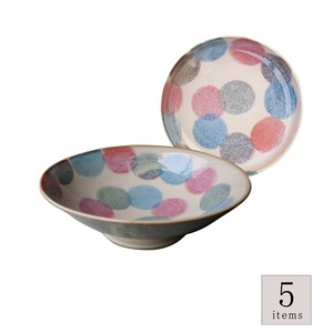 美浓烧 大餐盘/中餐盘 粉色 单品 日本制造