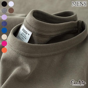 【メンズ】【2023新作】 EF0550 コットン100半袖Tシャツ カラーTシャツ 300g 無地 シンプル カジュアル