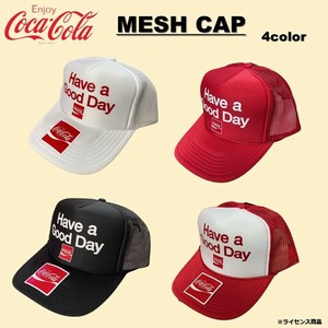 Coca-Cola コカ・コーラ 【 1970年代ロゴ メッシュキャップ / HAVE A GOOD DAY 】コカコーラ 帽子 CC-MC3