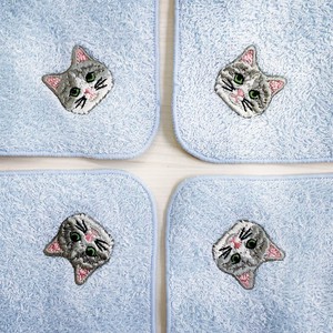 Towel Handkerchief Senshu Towel Pastel Embroidered