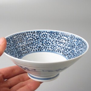 【有田焼】蛸唐草／扇面紋 平碗 日本製 和食器 茶碗 平鉢