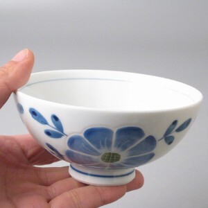 サムシングブルー　38茶付 日本製 和食器 ご飯茶碗 飯碗 手描き