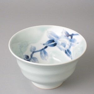【有田焼】カメリア　飯碗（小） 日本製 和食器 ご飯茶碗 茶付 手描き