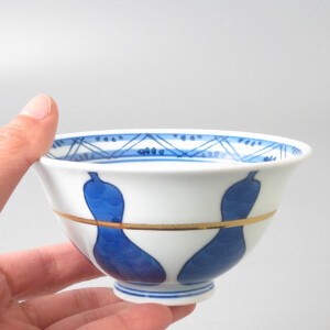 【有田焼】無病息災　飯碗（小） 日本製 和食器 ご飯茶碗 茶付 手描き