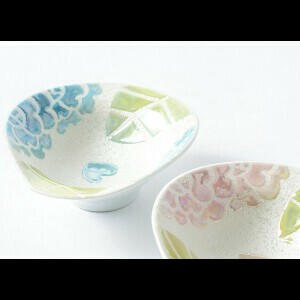 Side Dish Bowl Pink Morning Glory Arita ware Hand-Painted Made in Japan