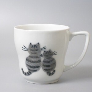Mug Arita ware Cat Made in Japan